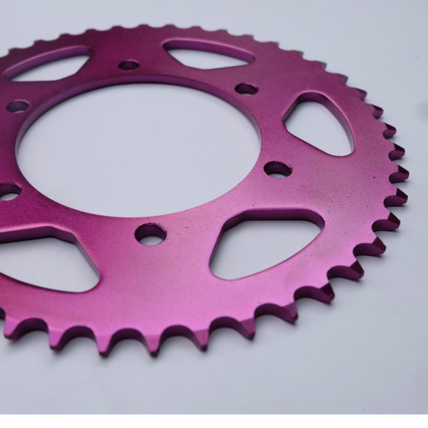 SCC เสตอร์หลัง Ninja250/300/400 Z250/300 EX250/300/400 Versys300 R3 R6 MT-03 (520-45T) สีชมพูอมม่วง