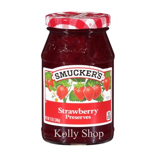 Smucker’s Jam สมักเกอร์ แยมผลไม้ รสสตรอว์เบอร์รี ขนาด 340 กรัม (1 กระปุก)