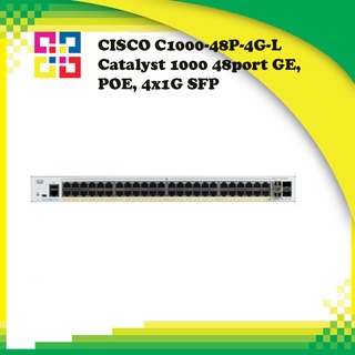 CISCO C1000-48P-4G-L Catalyst 1000 48port GE, POE, 4x1G SFP