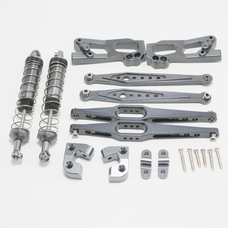สําหรับชุดระบายอากาศ Wltoys 12428 12423 12428-A/B/C RC รถอะไหล่อัพเกรดโลหะเพลาด้านหลังลําแสงหลัก
