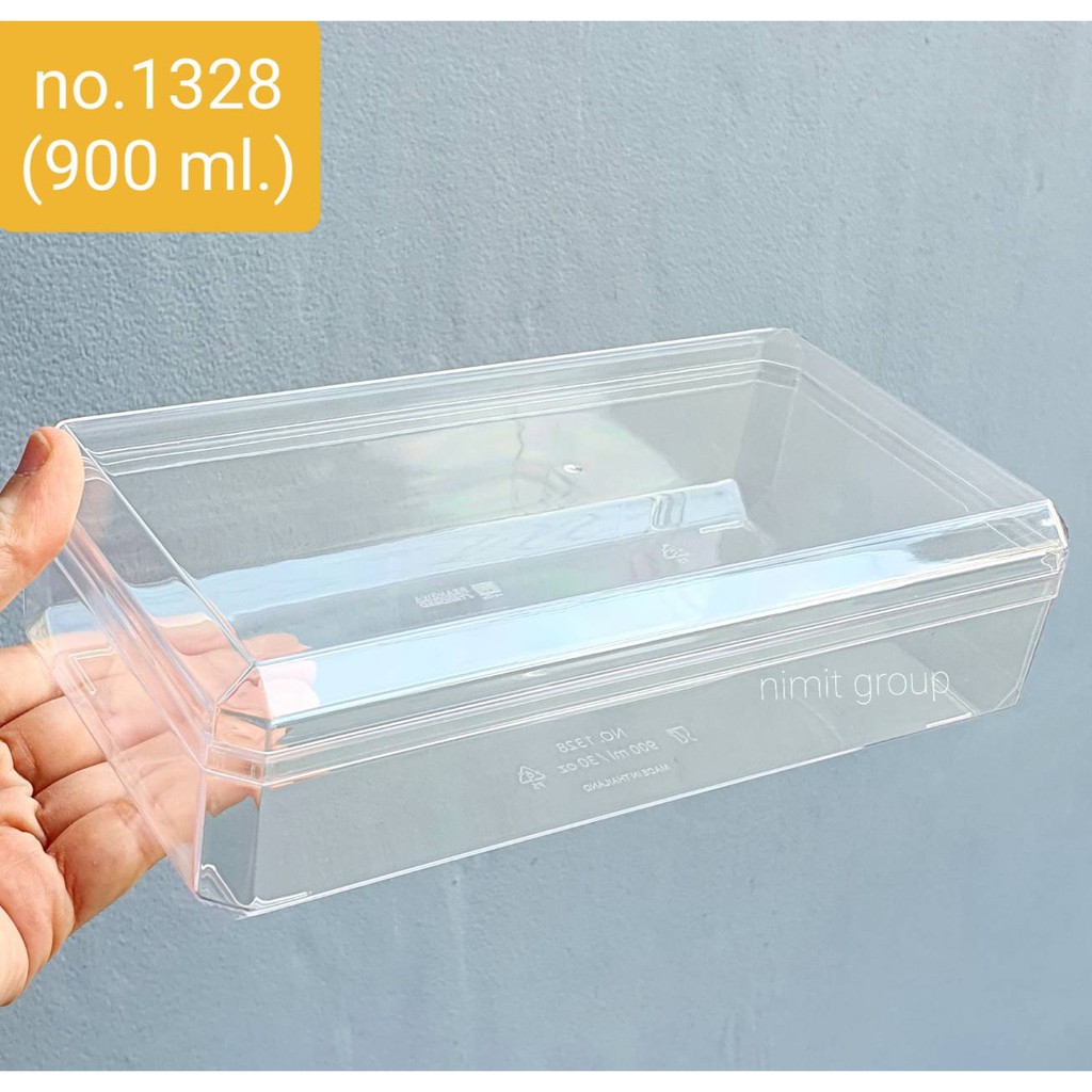 กล่องแข็งใส่คุกกี้ กล่องพลาสติกใส่ขนม No.0938/ No.0939   (ยกลัง) ลังละ 12 ชิ้น