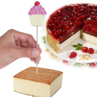 แท่งสแตนเลสทดสอบเค้ก บิสกิต คัพเค้ก มัฟฟิน (2ชิ้น คละแบบ) Cake Tester Biscuit  Baking Tools Stainless Steel