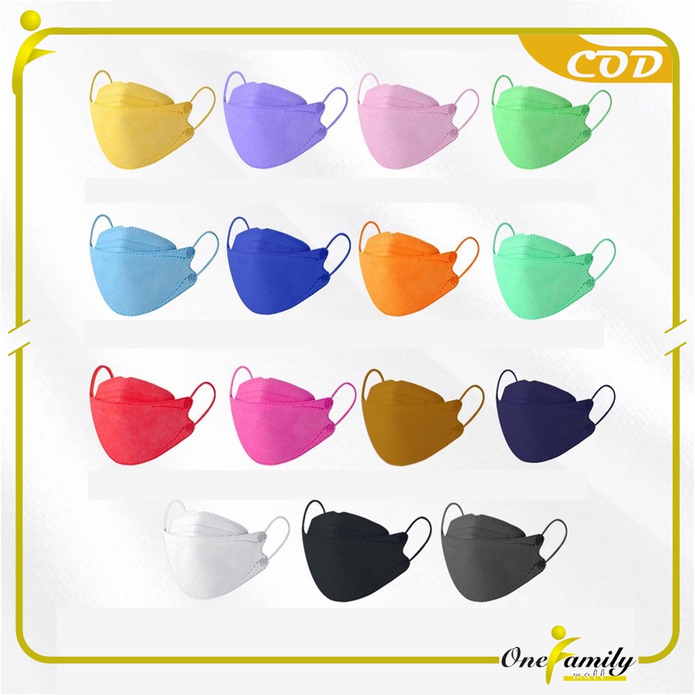 One-c277 4Ply KF94 หน้ากาก 50 ชิ้นหน้ากากป้องกัน / หน้ากากเพื่อสุขภาพ เกาหลี KF 94 หน้ากากทางการแพทย