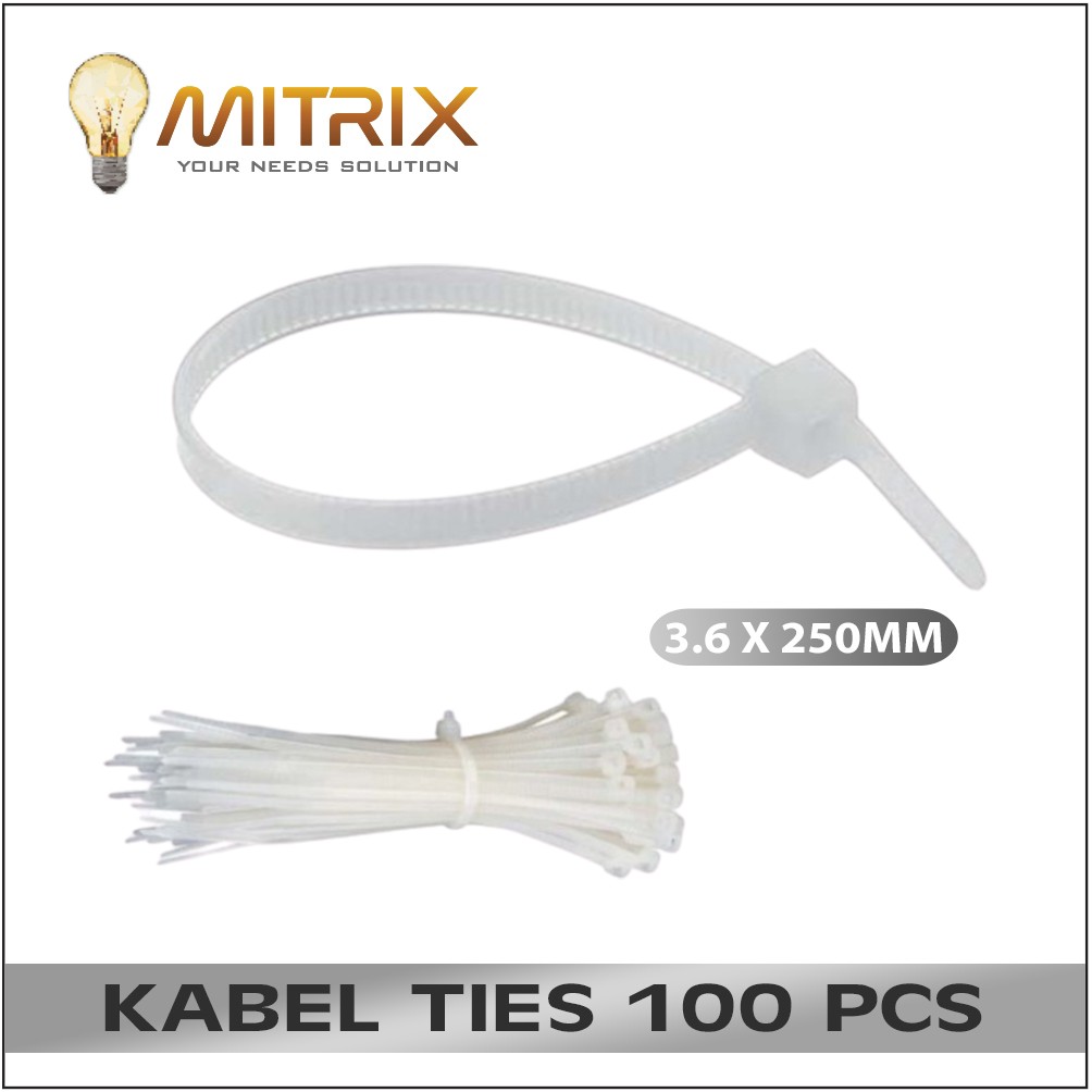 Cable Ties / Cable Ties / Tali Ties / Cable ขนาด 3.6 x 250 mm