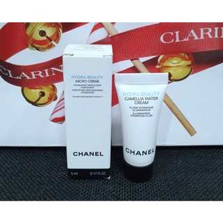 มอยส์เจอร์ไรเซอร์เพิ่มความชุ่มชื้นให้ผิวหน้า แท้💯%Chanel Hydra Beauty Micro Cream 5ml. มีฉลากไทย