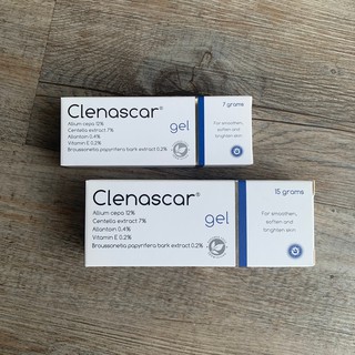 Clenascar Gel 7 / 15g ลดรอยดำ รอยแดง รอยสิว รอยนูน ด้วย allium cepa สูงถึง12%