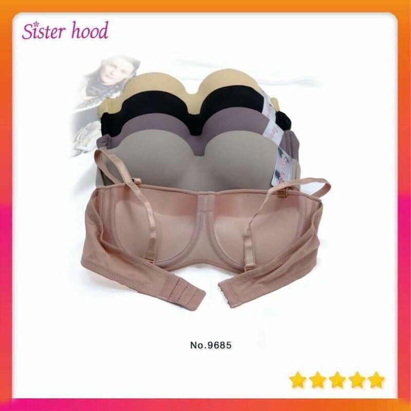 เสื้อในฟองน้ำหนา 4 เซนติเมตรงาน 2 ตะขอต่อสายได้ปรับสายได้ส่งเกาะอก Sister Hood