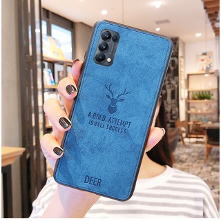 OPPO Reno 8T 5G 7Z 8Z 6Z 5Z 5 Pro 2F 10X Zoom เคสมือถือป้องกันรอยสําหรับกรณีเนื้อผ้าย้อนยุค