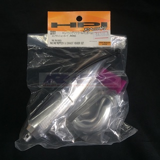 HPI 33101 RACING MUFFLER &amp; EXHAUST HEADER SET