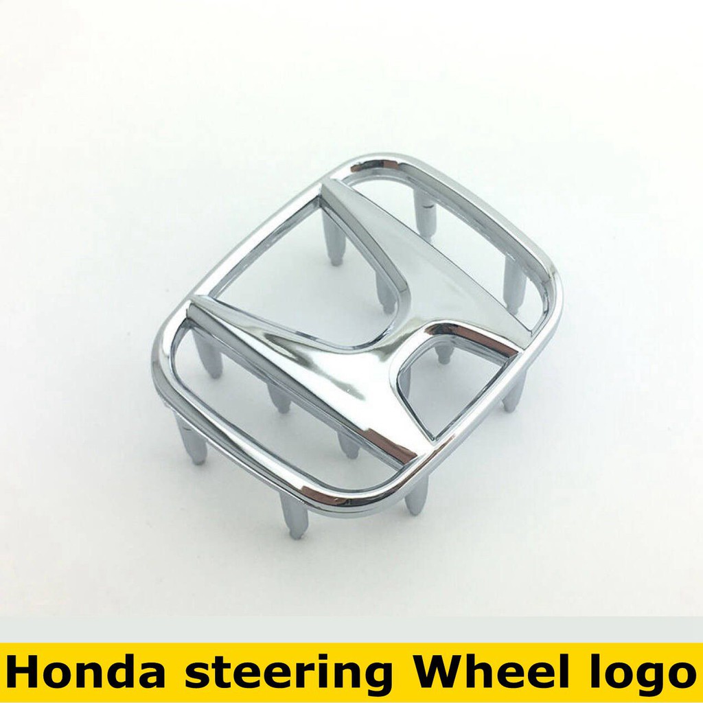 HONDA Odyssey FIT Accord CRV Civic Spirior City LOGO พวงมาลัยโครเมียม LOGO H LOGO พวงมาลัยถุงลมนิรภั