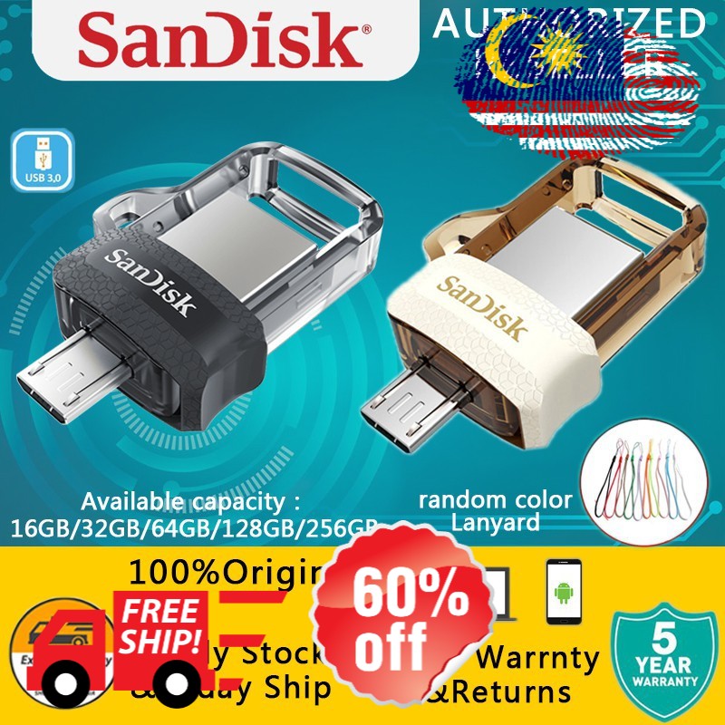 OTG Pendrive Ultra Dual M3.0 OTG USB Flash Drive Android Phone 100