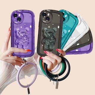 ❤️จัดส่งทันที❤️ เคส OPPO Reno 8Z 5G Reno 7Z 5G Reno6Z 5G Reno 5Z 5G Reno 7 5G Reno 6 5G Reno 5 Reno 5F Reno 4F Reno 2F Reno 2Z พรีเมี่ยม หรูหรา ใส คริสตัล แบร์ (พร้อมแหวน) Sil