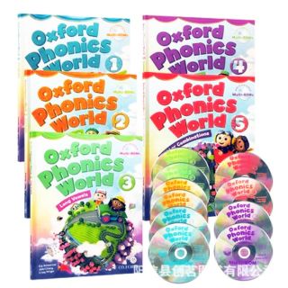 🇹🇭 พร้อมส่งในไทย 🇹🇭Oxford Phonics World Level 1-5 หนังสือเรียน พร้อมแบบฝึกหัด