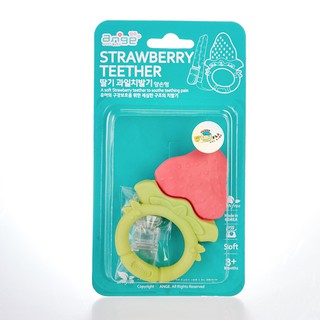 Ange ยางกัดสตอรวงกลม Strawberry Ring Teether (สินค้าของแท้ มี มอก.)