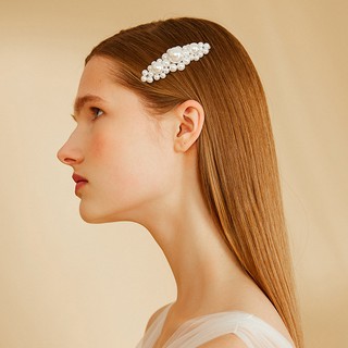 Miniglam Fairy Pearl Hair Clip B (Gold) กิ๊บติดผมมุกสีทอง