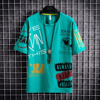 MMO.9 Slim fit shirt W602 เสื้อยืดพิมพ์ลายกราฟฟิก เสื้อยืดแขนสั้น เสื้อยืดผู้ชาย เสื้อสกรีน เสื้อยืดออกกาย รัดรูป