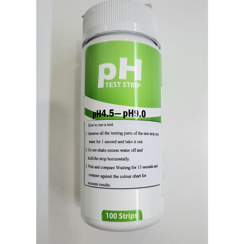PH Test Strip pH 4.5-pH9.0 สําหรับพิพิธภัณฑ์สัตว์น้ําใช้ 100 แถบ