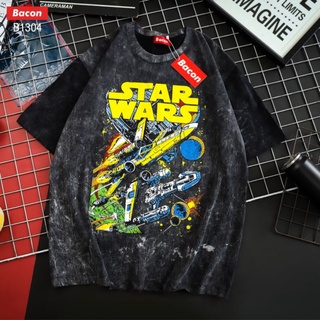 เสื้อวินเทจ ฟอกสี ลาย STAR WARS X-wing &amp; Y-wing