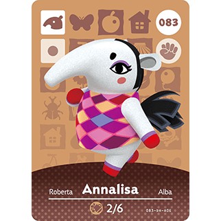 [ผู้ขายในพื้นที่]การ์ด Amiibo ของ Animal Crossing New Horizon Ant Eater Villager