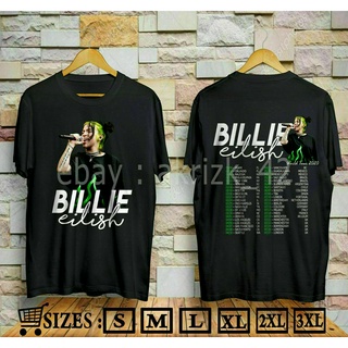 เสื้อยืดแขนสั้นพิมพ์ลาย Billie Eilish Tour 2022 สําหรับผู้ชาย Xs - 3 Xl