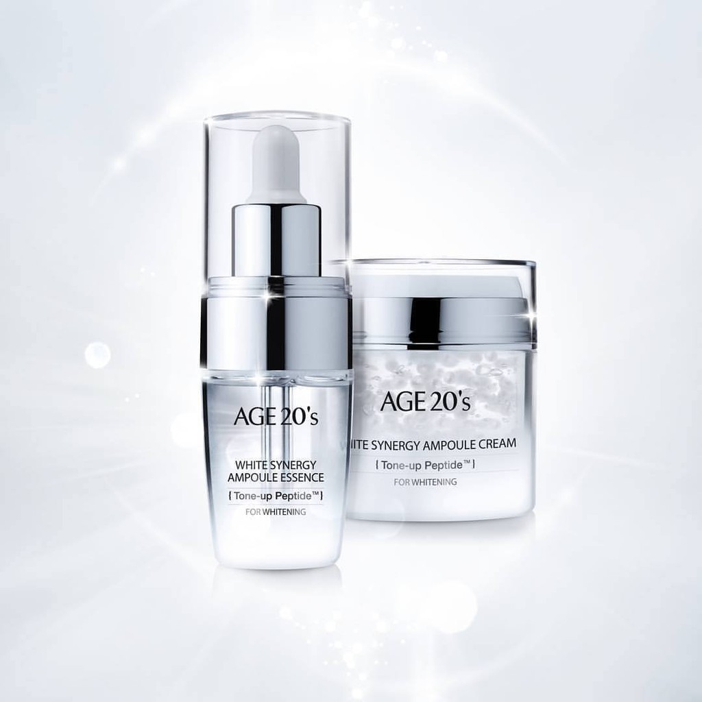 AGE 20's ครีมบำรุงผิวหน้าจากเกาหลี White synergy ampoule essence