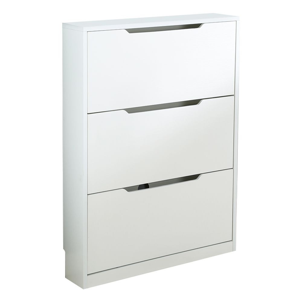 Storage cabinet SHOE CABINET FURDINI FLIP J-HSC02 WHITE Multipurpose furniture Home &amp; Furniture ตู้เก็บของ ตู้วางรองเท้า