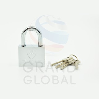 SOLID | keypad lock กุญแจ แม่กุญแจ ชุบโครเมี่ยม ลูกปืน คอสั้น 50 มม.