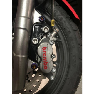 ขาปั้มเบรคเหลังแต่ง CNC For ADV150 สำหรับปั้ม Brembo 2 Pot