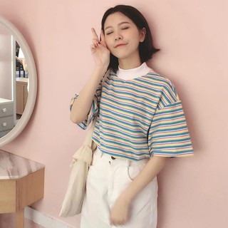 [Pre] summer wind striped short sleeve