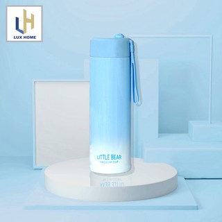 ขวดน้ำพกพาสูญญากาศ กระบอกน้ำสีฟ้า สแตนเลสแท้ คุณภาพญี่ปุ่น 300 ml. กระบอกน้ำสูญญากาศ - LuxHomeBKK