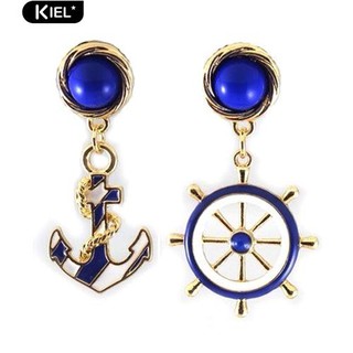 Kiel หางเสือ Navy Navy Anchor Helm Style แบบยาวสีม่วง