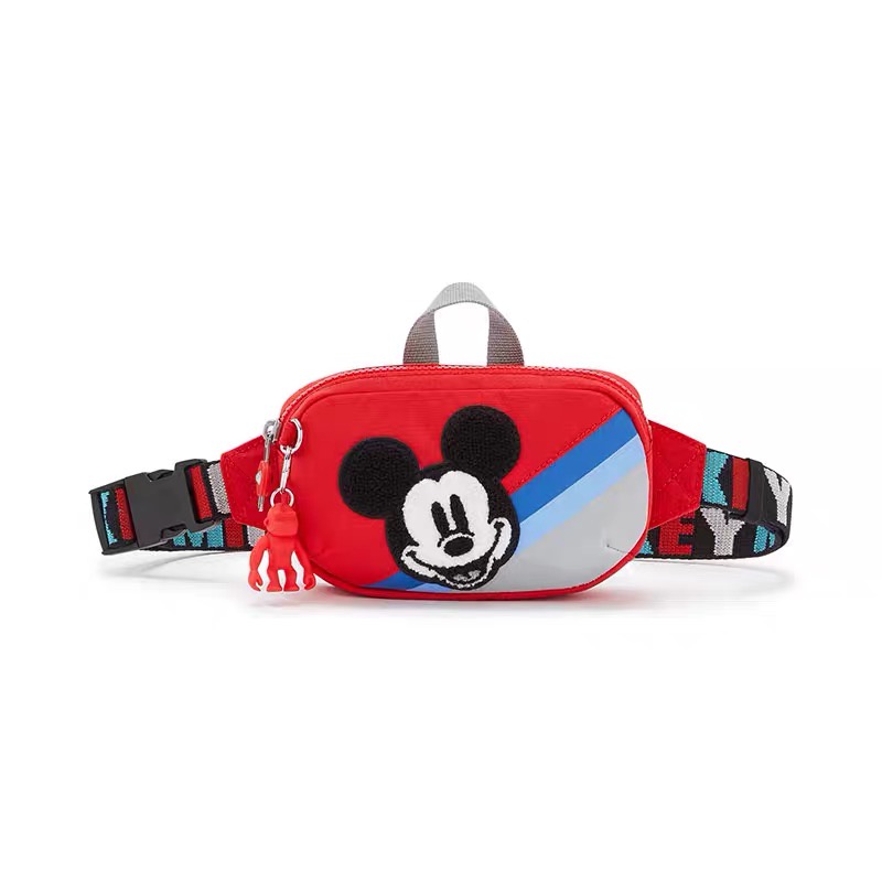 2022 KIPLING Limited Edition กระเป๋าคาดเอว ลายการ์ตูน Disney Mickey สําหรับผู้หญิง