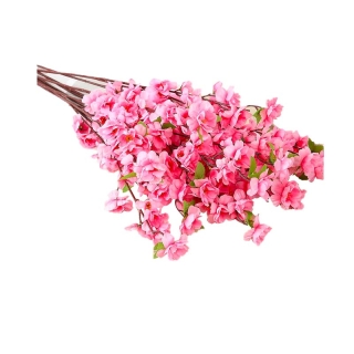 ดอกพีชประดิษฐ์ ดอกซากุระปลอม ขนาด 63 ซม. สําหรับตกแต่งบ้าน