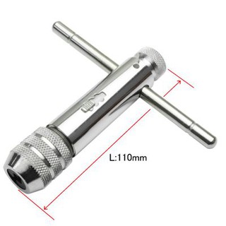 ด้ามจับดอกต๊าปตัว T ( Ratchet T Handle M3 to M8 , M5 to M12)