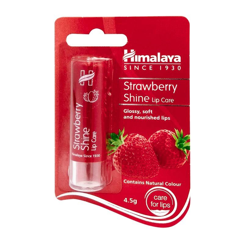 Himalaya Strawberry Shine Lip Care 4.5gm Shopee Thailand