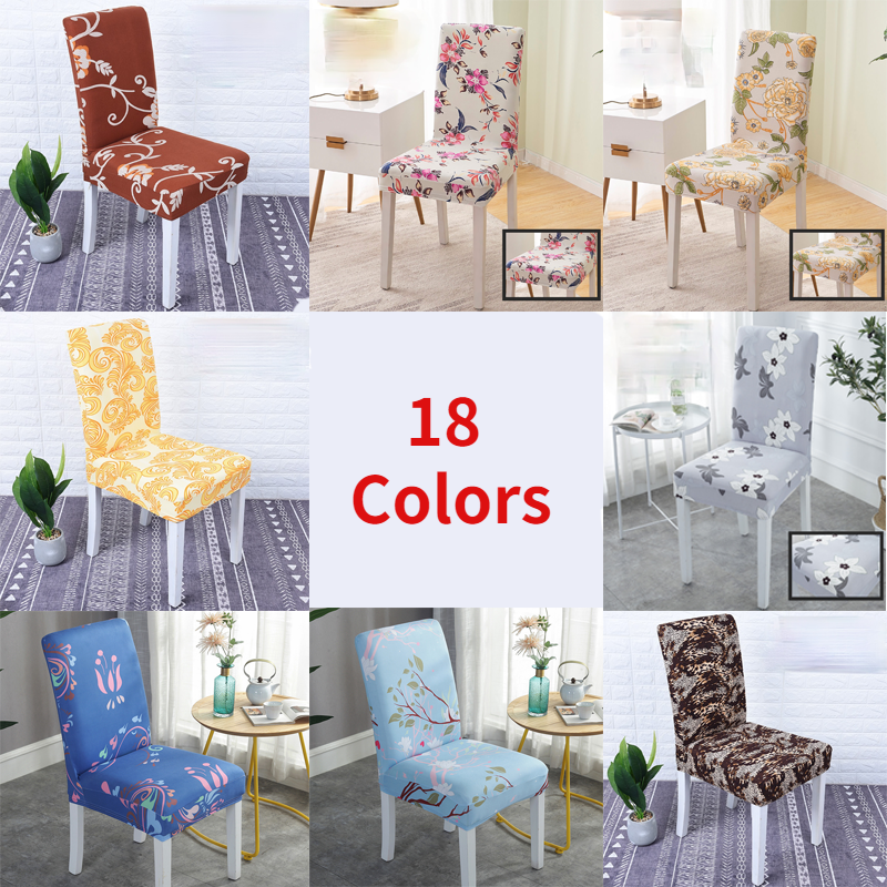 Fashion Printing Chair Cover Kitchen, Dining Room Chair Cover With Arms