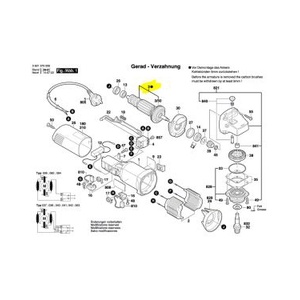 BOSCH ทุ่นหินเจียร4" รุ่น GWS060 / 1619P01844 ของแท้100% รูปที่ 6