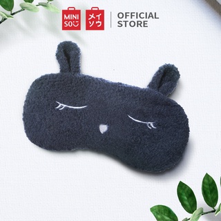 MINISO ผ้าปิดตา อุปกรณ์เสริมสำหรับเดินทาง ผ้าปิดตาลายน้องแมวนุ่มนิ่ม Rabbit Eye Mask