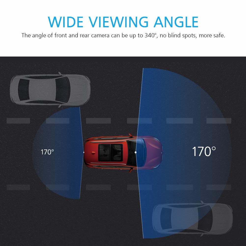 Mirror Dash Cam with Backup Camera 1080p Dual Dash Camera for Cars ...