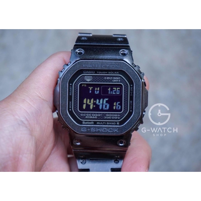 [พร้อมจัดส่ง] CASIO G-SHOCK GMW-B5000V-1, GMW-B5000V, GMW-B5000V-1A, GMW-B5000 Aged IP Full-Metal wa