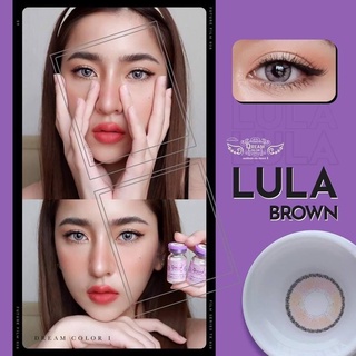 คอนแทคเลนส์ รุ่น LULA BROWN สีน้ำตาล(BROWN) &gt;&gt;แบบสายตาสั้นและแฟชั่น