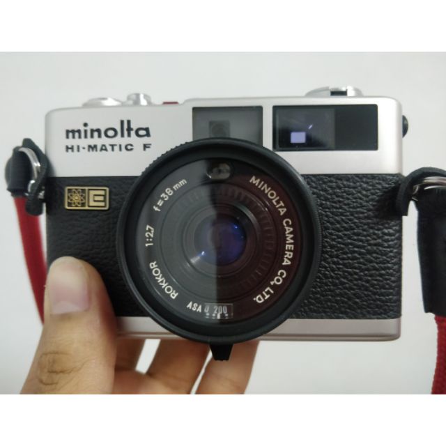 กล องฟ ล ม Rangefinder Minolta Himatic F 38mm F2 7 ไม แถมสายคล องคอ Shopee Thailand