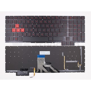 คีย์บอร์ด HP OMEN US Keyboard 15-CE 15-CE000 Series ไทย อังกฤษ