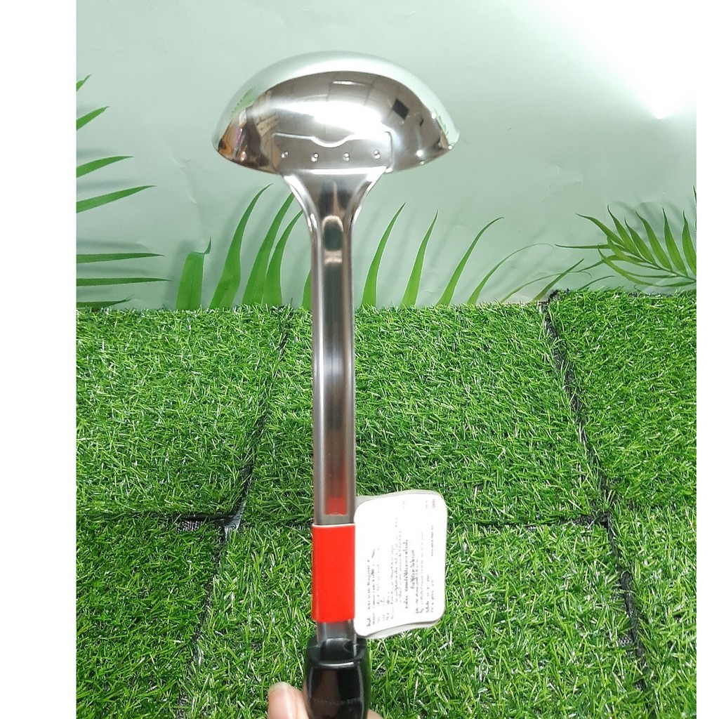 กระบวย ตราม้าลาย ขนาด4นิ้ว ด้ามยาว38ซม.เหล็กกล้าไร้สนิมSST304/ด้ามเมก้าไลท์ Zebra ทัพพี กระบวยสแตนเลสตราม้าลาย ( 1ชิ้น ) - รูปที่ 3