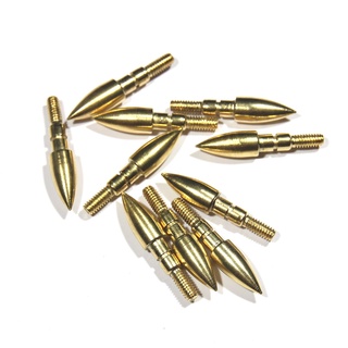 10pcs Yellow Target Field Points 100 Grain Standard Screw Insert Arrow Heads Arrows Tips For Shooting Accessory