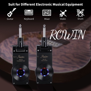 Rowin WS-20 2.4G เครื่องรับส่งสัญญาณเสียงกีตาร์ไฟฟ้า ไร้สาย 30 เมตร