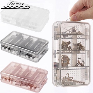 New 10 Compartments Two shelves Portable Jewelry storage box