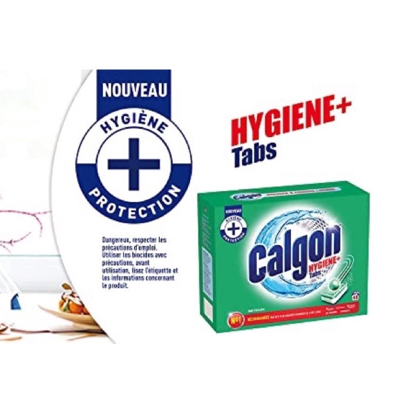 ก้อนทำความสะอาดเครื่องซักผ้า Calgon สูตร Hygiene (แบ่งขาย 4 ก้อน 149 บาท)