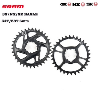 ใหม่ SRAM SX NX GX EAGLE ใบจานหน้าจักรยาน 34T 38T X-SYNC 6 มม. 12 ความเร็ว