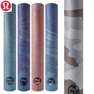 2021 Lululemon New Marbling  Yoga Mat Men And Women Non-slip double-sided available  Fitness Mat Tikar yoga [PVC 5mm]